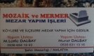 Mermer Mozaik Mezar Yapım Ustası Mezarcı Murat